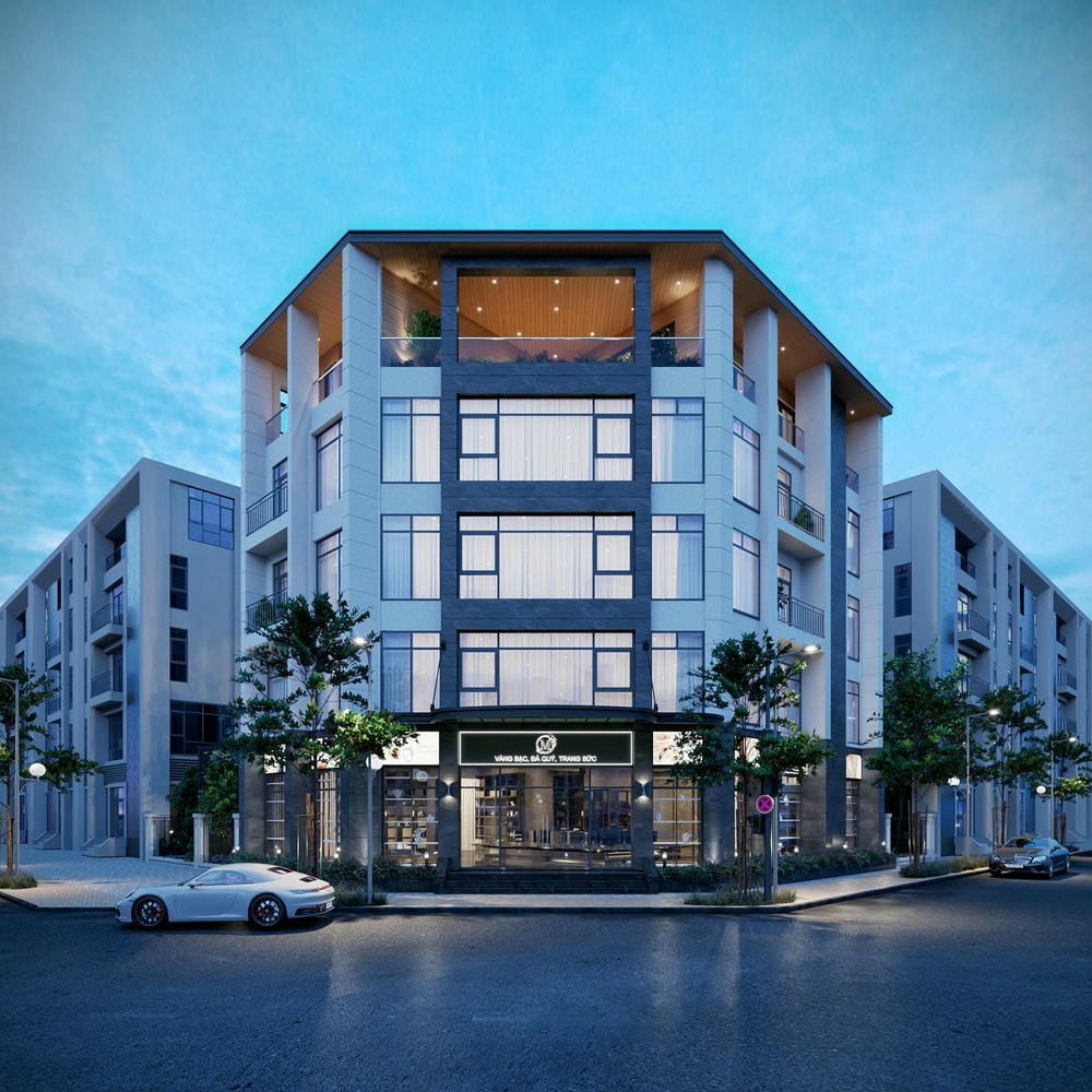 Shophouse 12 và 12A ở khu K3 Đập thông