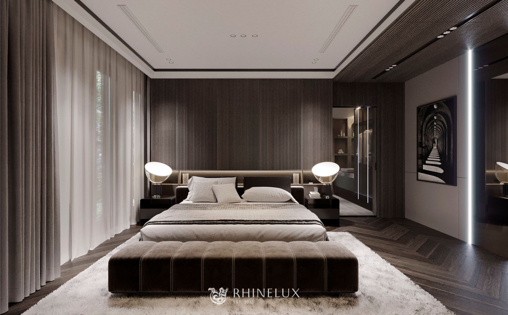 Phòng ngủ Master Vinhomes Ocean Park NT1-36