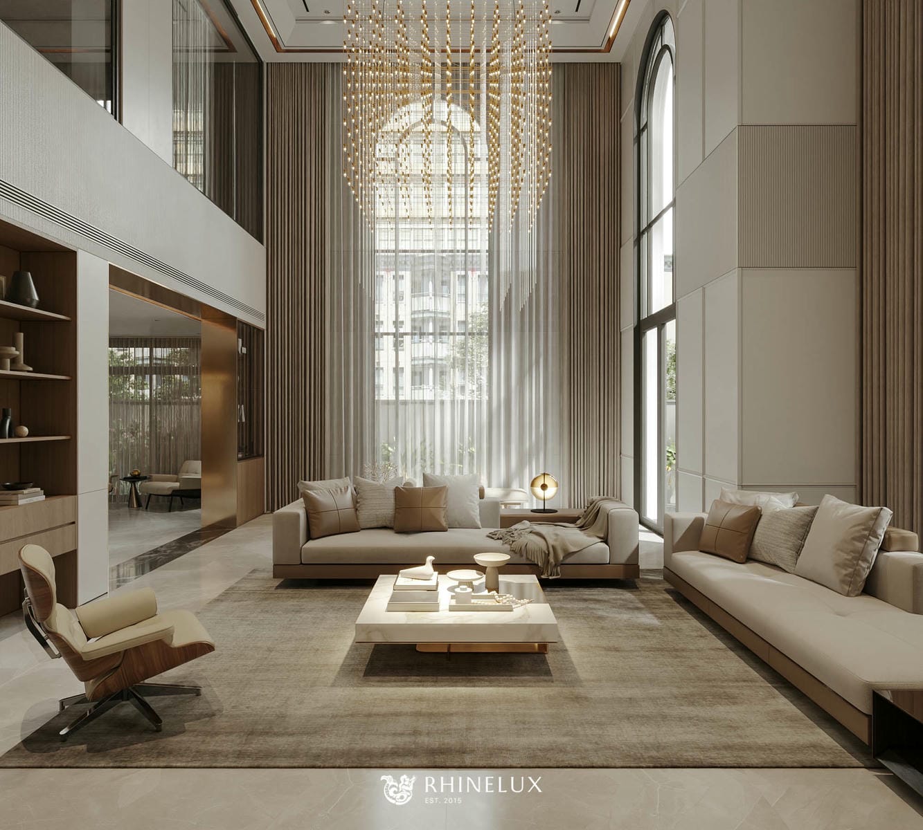Nội thất phong khách Hoa Phượng Vinhomes Riverside
